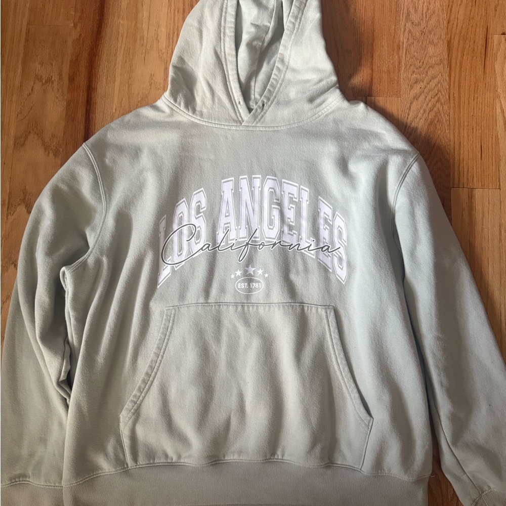 Mandee Los Angeles Hoodie - Light Gray